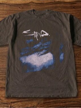 Staind Band Tee Men's Short-Sleeve Graphic Tee in Charcoal